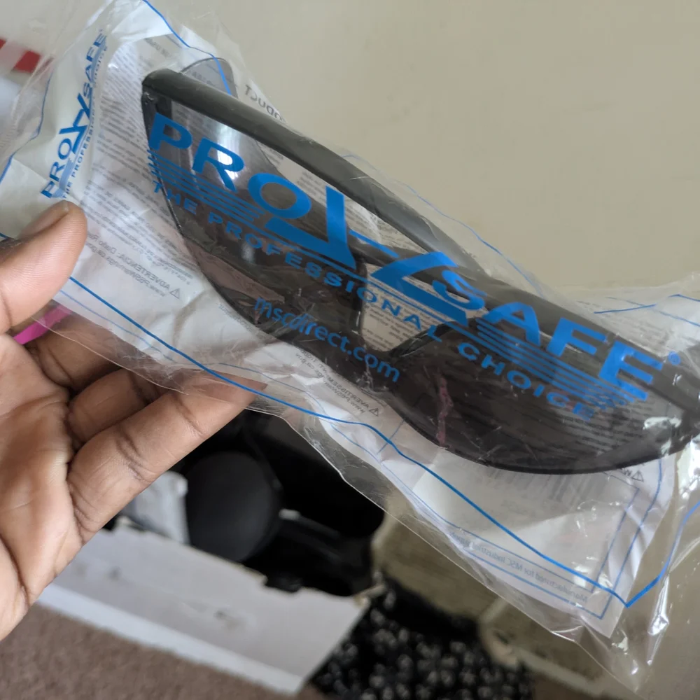 Black Safety Glasses